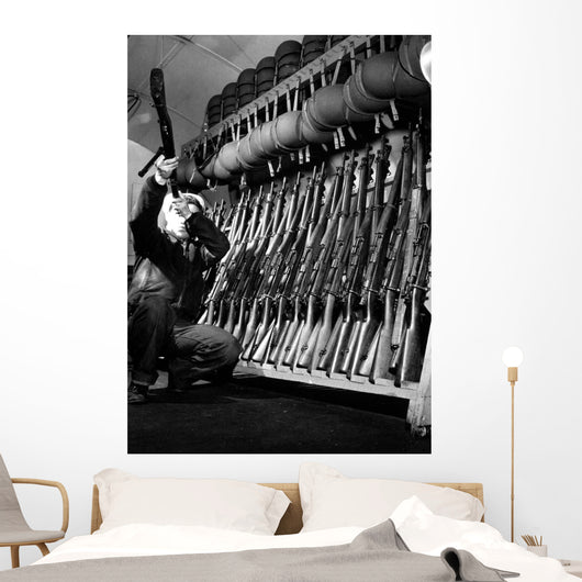 Looking over Guns Guard Wall Decal