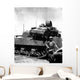 Japanese Light Tank Sits Wall Decal