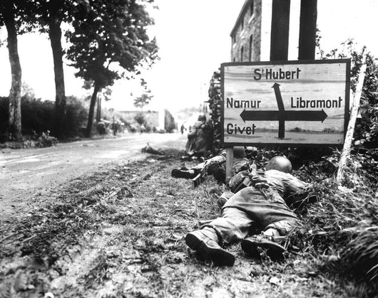 Infantrymen Seek Cover during Wall Decal