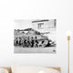 Soldiers and Their Tank Wall Decal