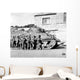 Soldiers and Their Tank Wall Decal