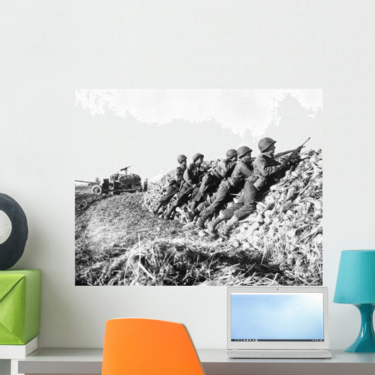 Us Infantry Anti-tank Crew Wall Decal
