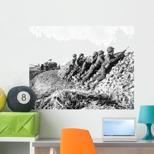 Us Infantry Anti-tank Crew Wall Decal