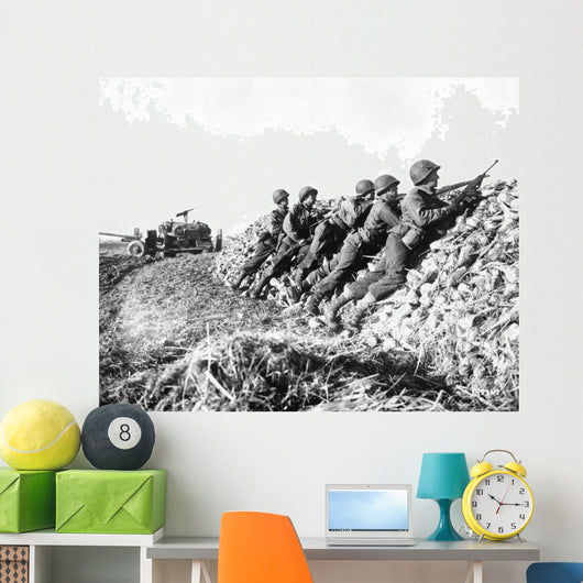 Us Infantry Anti-tank Crew Wall Decal