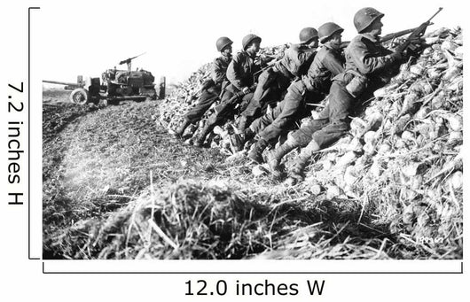Us Infantry Anti-tank Crew Wall Decal
