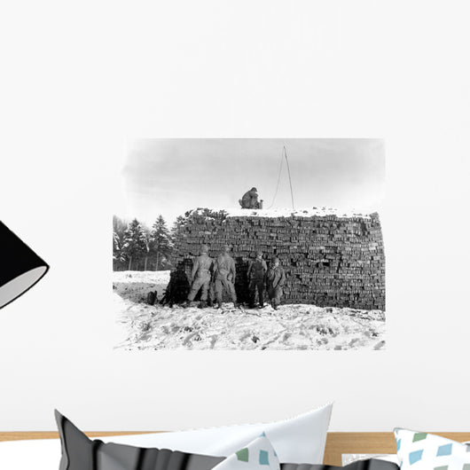 Paratroopers Set up Radar Wall Decal