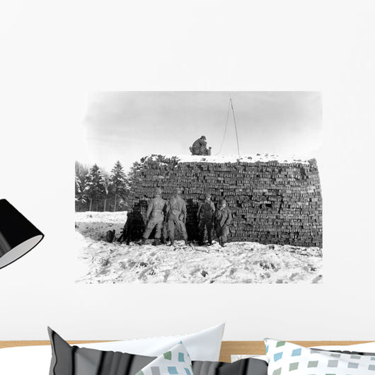 Paratroopers Set up Radar Wall Decal