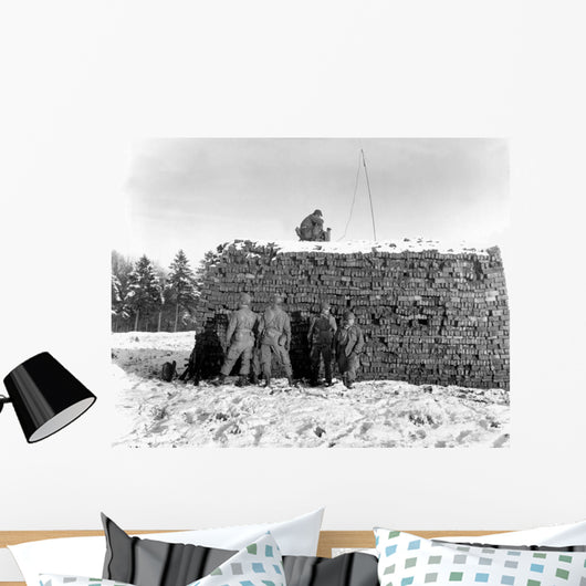 Paratroopers Set up Radar Wall Decal