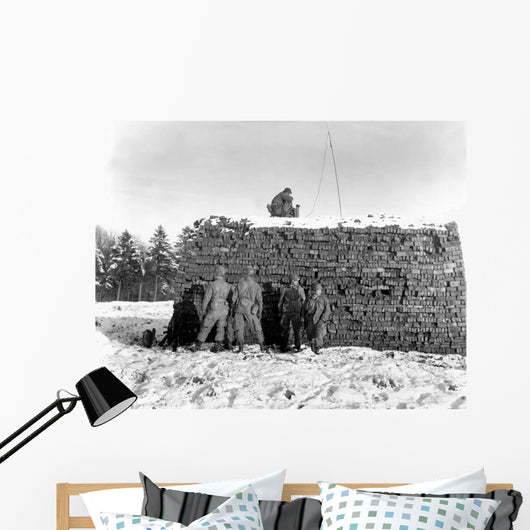 Paratroopers Set up Radar Wall Decal