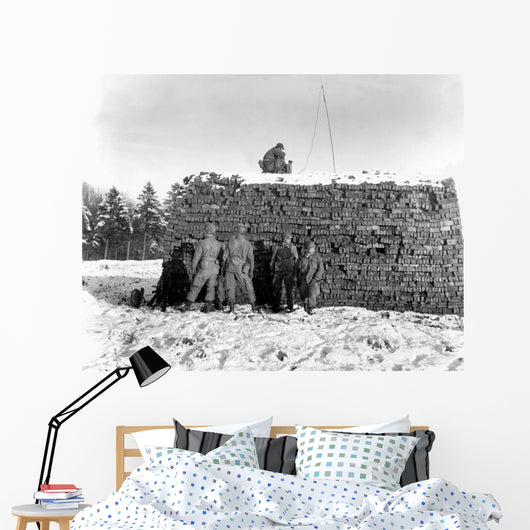 Paratroopers Set up Radar Wall Decal