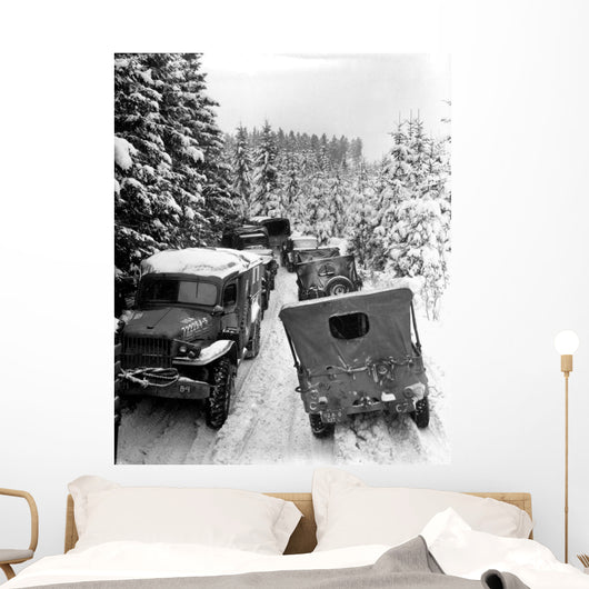 Deep Snow Banks Narrow Wall Decal