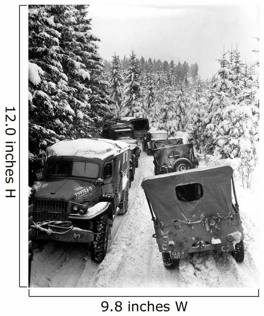 Deep Snow Banks Narrow Wall Decal