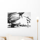 Chinese Soldier Guards Line Wall Decal