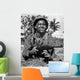 Marine Awaits Signal to Wall Decal