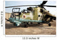 Mi-24 Russian Helicopter Wall Decal