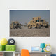 Two M1114 Humvee Vehicles Wall Decal