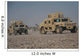 Two M1114 Humvee Vehicles Wall Decal