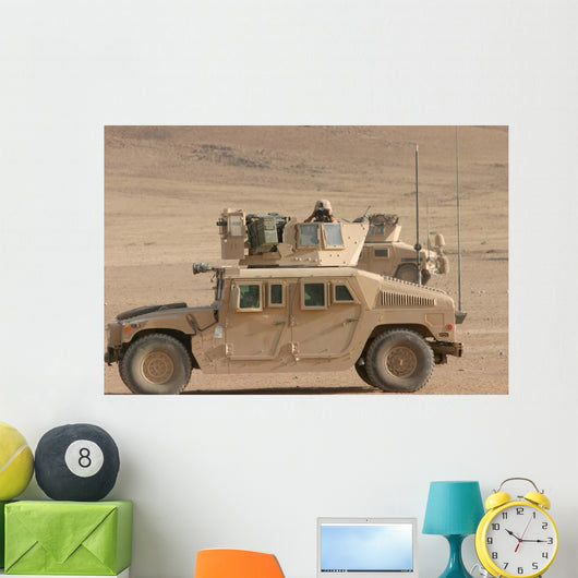 Marine Looks for Suspicious Wall Decal