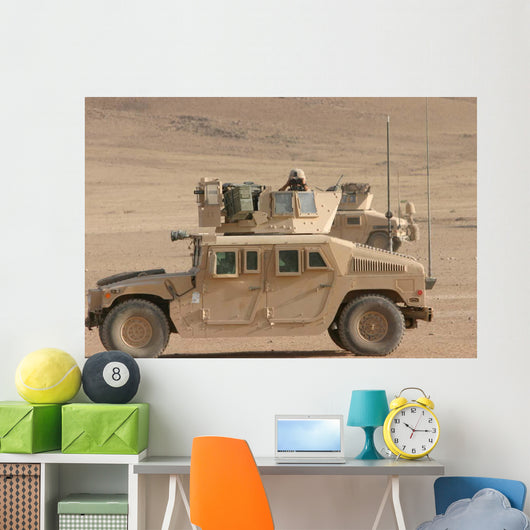 Marine Looks for Suspicious Wall Decal