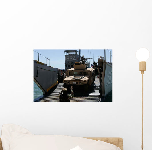 Us Marines Load M1114 Wall Decal