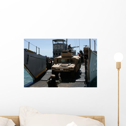 Us Marines Load M1114 Wall Decal