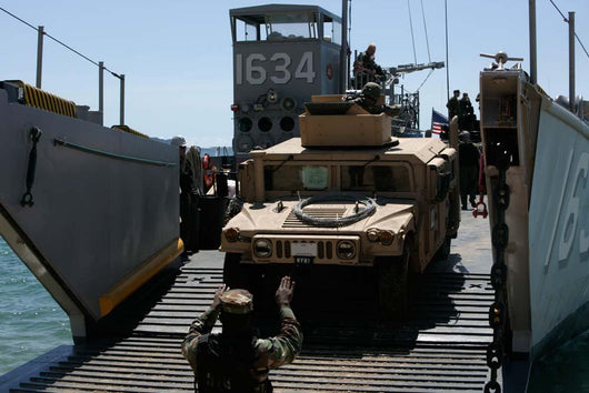 Us Marines Load M1114 Wall Decal