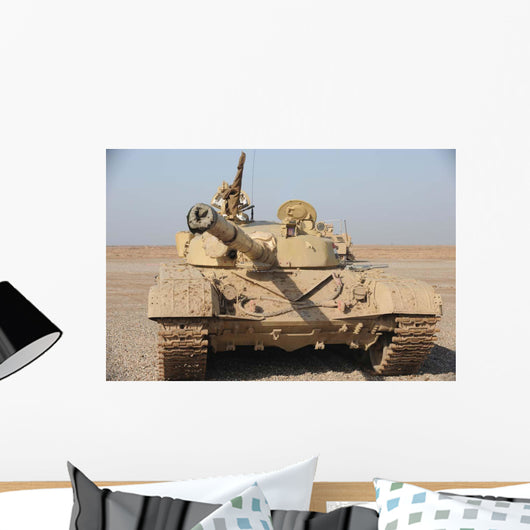 Iraqi T-72 Tank Besmaya Wall Decal