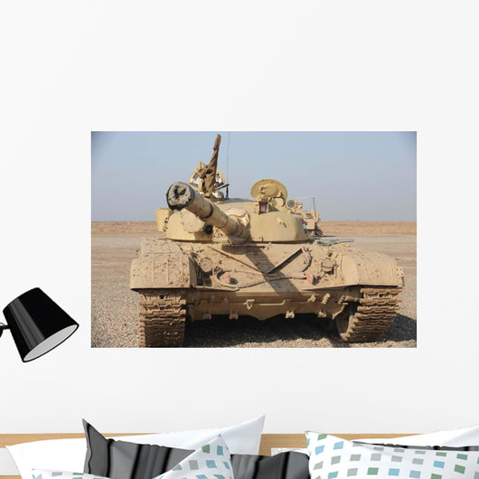 Iraqi T-72 Tank Besmaya Wall Decal