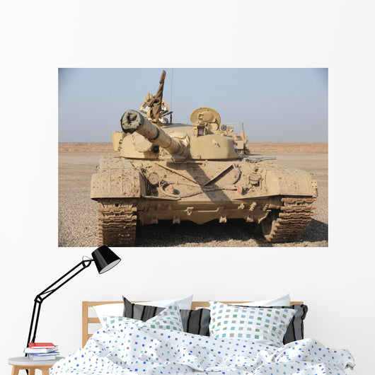 Iraqi T-72 Tank Besmaya Wall Decal