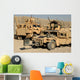 M1114 Humvee Sits Parked Wall Decal