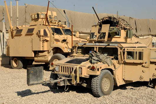 M1114 Humvee Sits Parked Wall Decal
