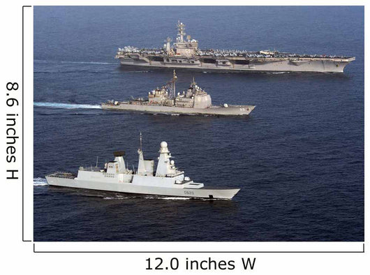 Us and French Navy Wall Decal