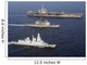Us and French Navy Wall Decal