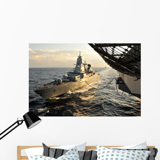 German Sachsen-class Frigate Hessen Wall Decal