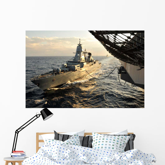 German Sachsen-class Frigate Hessen Wall Decal