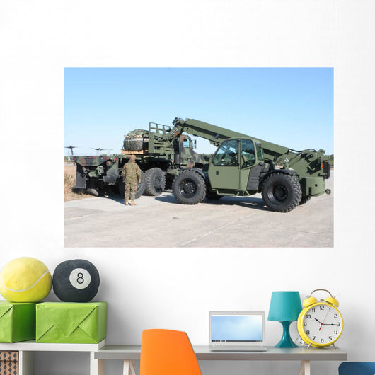 Marines Pick up Palletized Wall Decal