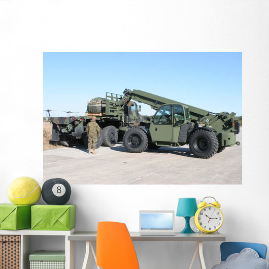 Marines Pick up Palletized Wall Decal