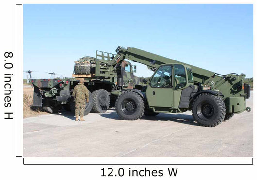 Marines Pick up Palletized Wall Decal