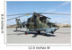 Mi-24 Hind Helicopter Wall Decal Design 2