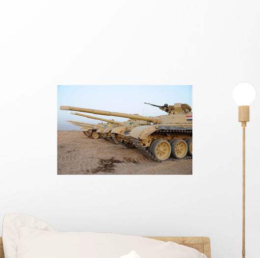Iraqi T-72 Tanks from Wall Decal
