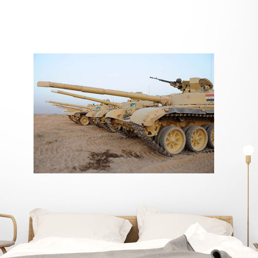 Iraqi T-72 Tanks from Wall Decal