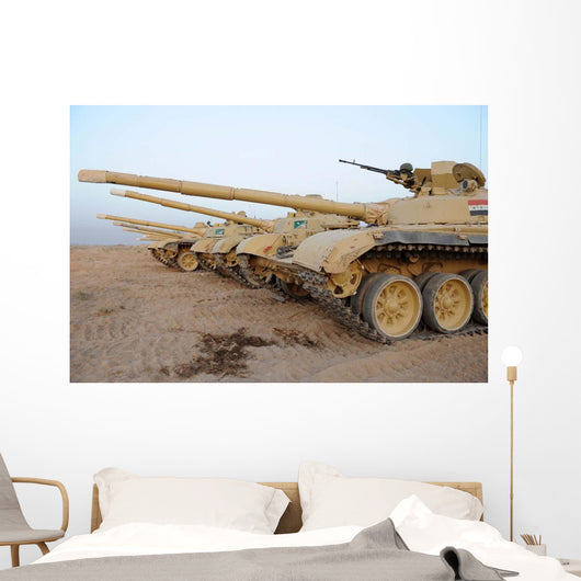 Iraqi T-72 Tanks from Wall Decal