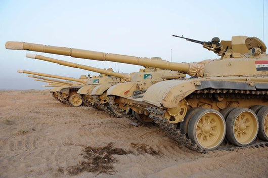 Iraqi T-72 Tanks from Wall Decal
