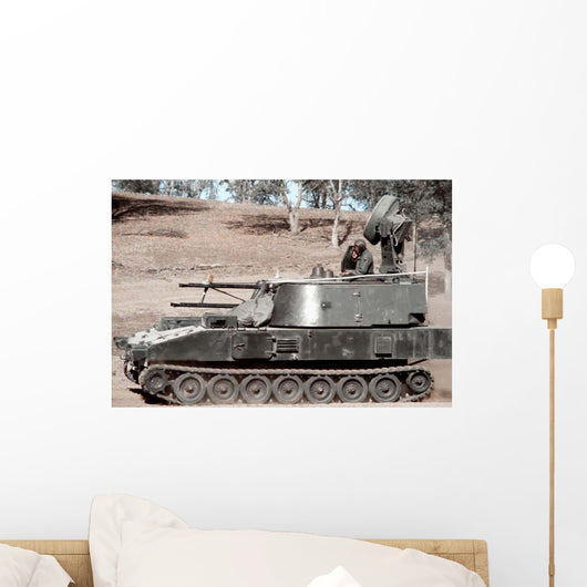 Anti-aircraft Guns Mounted M109 Wall Decal