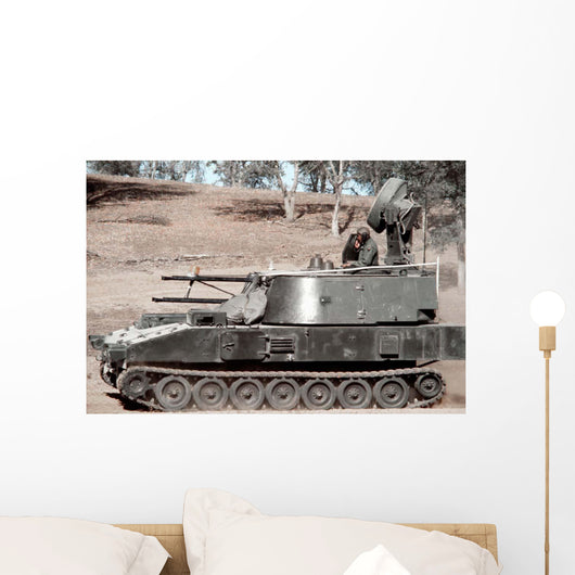 Anti-aircraft Guns Mounted M109 Wall Decal