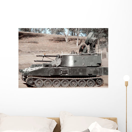 Anti-aircraft Guns Mounted M109 Wall Decal