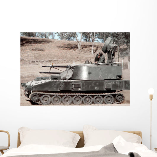 Anti-aircraft Guns Mounted M109 Wall Decal