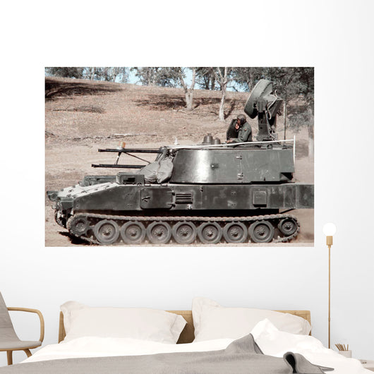 Anti-aircraft Guns Mounted M109 Wall Decal