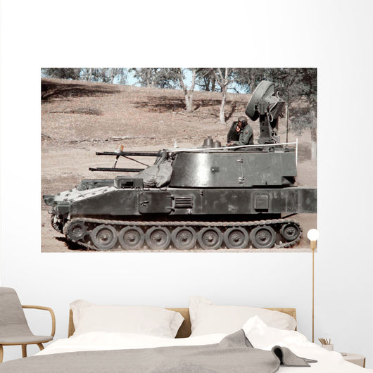 Anti-aircraft Guns Mounted M109 Wall Decal