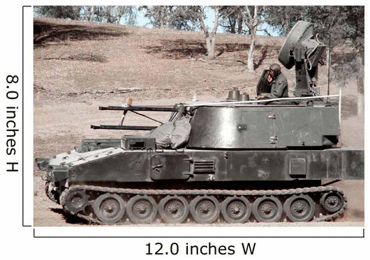 Anti-aircraft Guns Mounted M109 Wall Decal